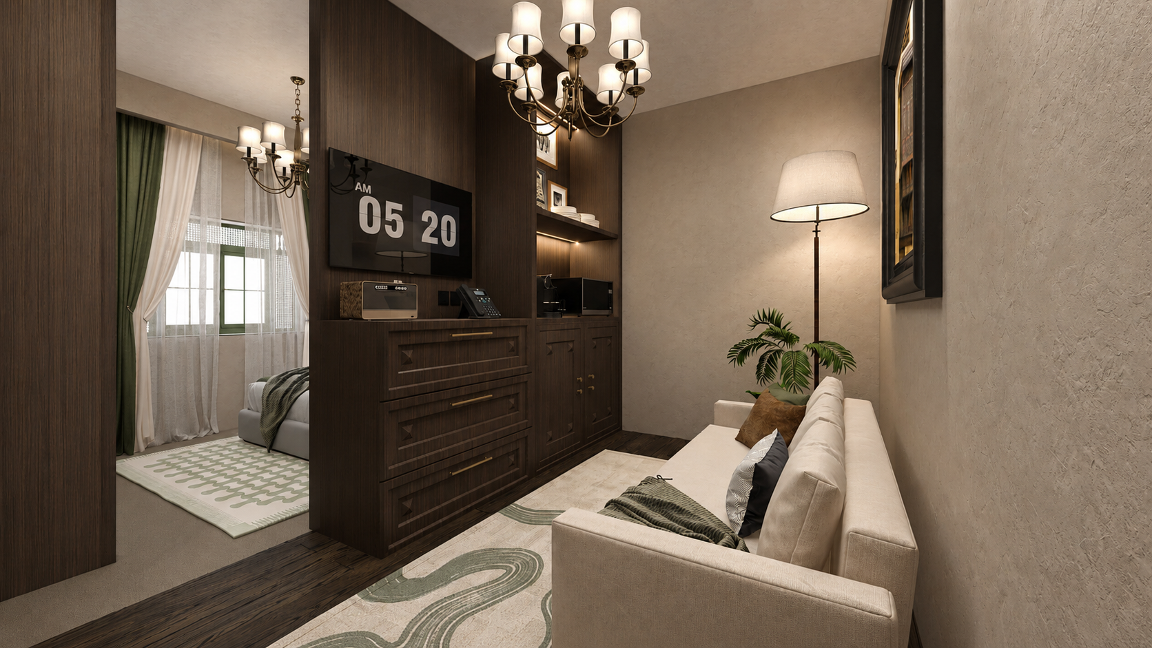 A Hijazi apartment balancing local heritage with contemporary living. — 3